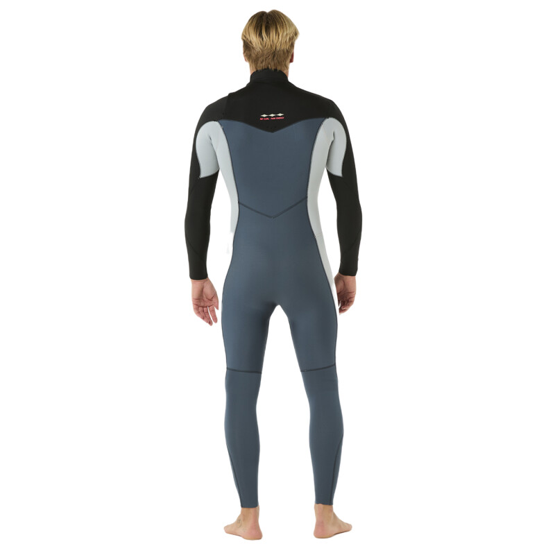 Traje Rip Curl Dawn Patrol Pro Chest Zip 3/2 - Azul Traje Rip Curl Dawn Patrol Pro Chest Zip 3/2 - Azul