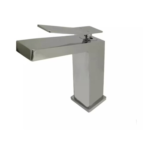 Grifería de lavatorio Monocomando de mesada Prisma cromada Grifería De Lavatorio Monocomando De Mesada Prisma Cromada