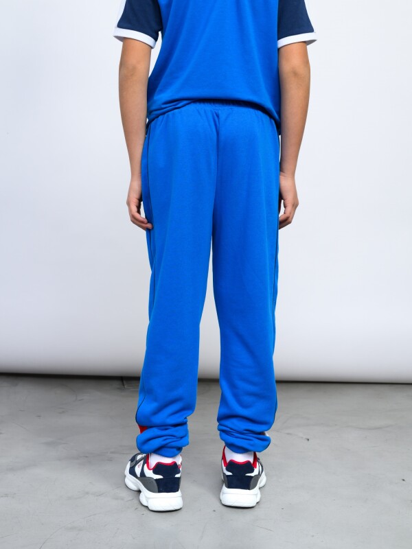 PANTALÓN DOLMAN Nacional Junior Azul Royal, Rojo, Blanco