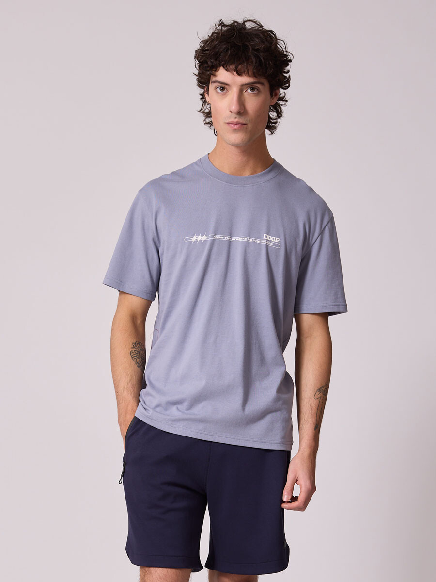 T-SHIRT CASIN DIXIE - Gris Claro 