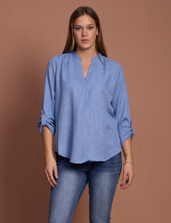 Blusa Solid AZUL