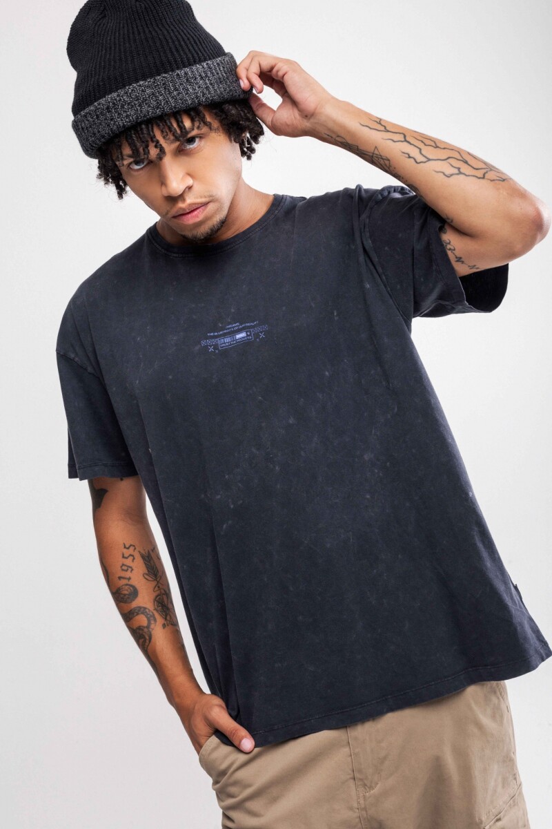 Remera oversize Viscaya Negro