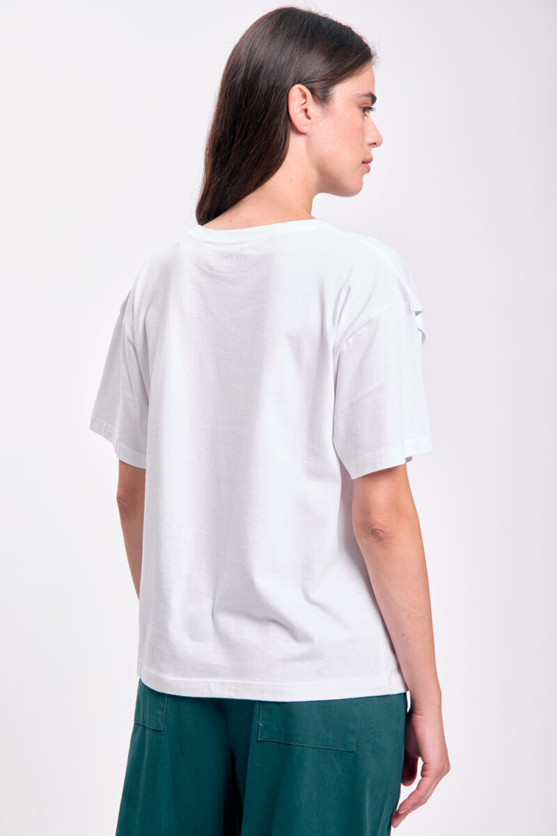 Remera estampa Cherry Blanco