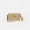 Mini Bag New Penny En Efecto Cuero Zaffiano Oro