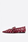 BAILARINA TACHAS PIEL Rojo