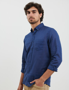 012583 CAMISA HARRY Azul Piedra