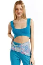 KNITWEAR TOP Azul
