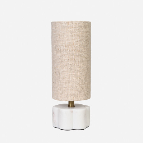 LAMPARA MARMOL BLANCO DE MESA