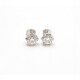 Caravanas En Oro 18K Blanco Y Brillantes 1.20 Ct Caravanas En Oro 18K Blanco Y Brillantes 1.20 Ct