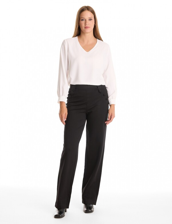 Pantalon Recto NEGRO