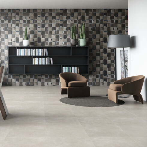 PORCELANATO MUNARI 60X60 SATINADO GRIS RECTIFICADO GAMAS DE GRIS