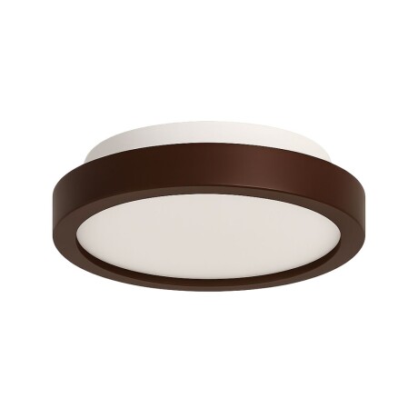Plafón LED pequeño moderno, Dimerizable 15W 20CM MARRÓN CAFÉ