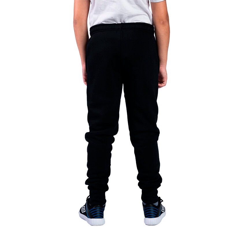 Umbro Pantalon Felpa c/puño Jr. Negro