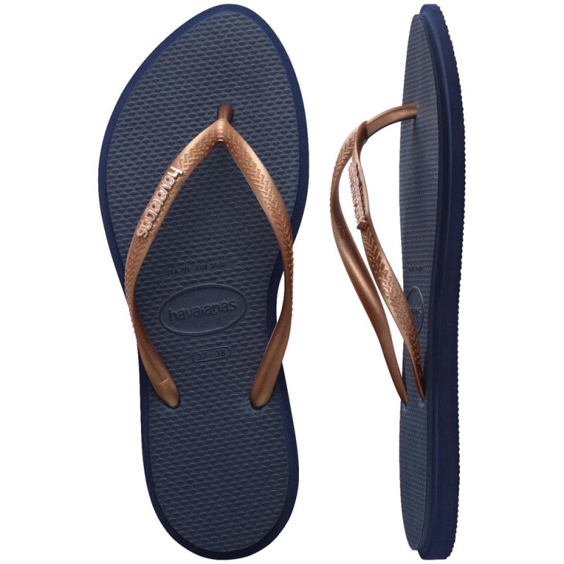 Sandalias Havaianas Slim Point FC Mujer Azul Marino índigo