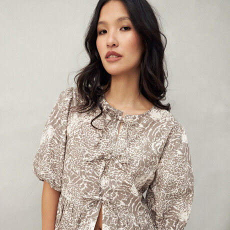 BLUSA WYNN PRINTED Animal Print