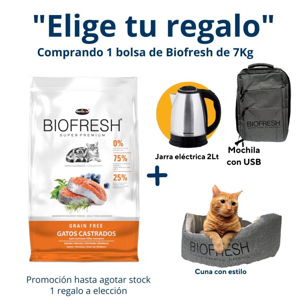 Biofresh Gatos Castrados X 7.5 Kg 