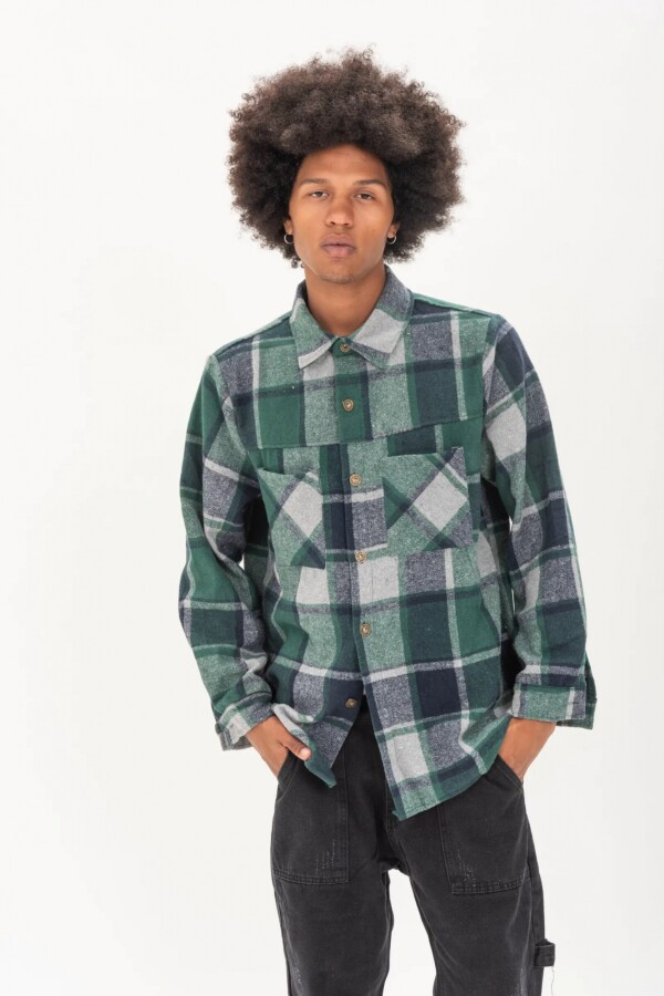 Camisa Lumber Verde