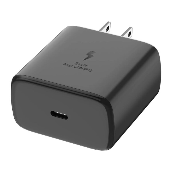 Cargador Samsung Original De Carga Rápida (45w) + Cable CARGADOR SAMSUNG RAPIDO 45W NEGRO DF