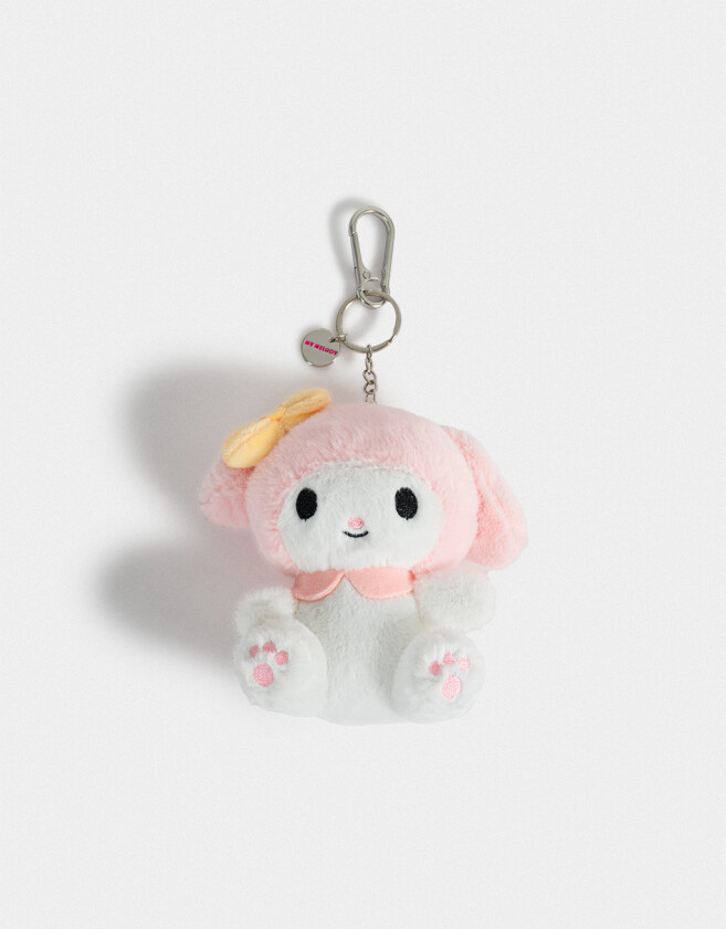 Llavero Peluche Llavero Y Charm Peluche "my Melody" - Combinacion Multicolor