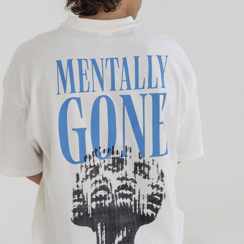 Remera Pulau Mentally Gone Blanco