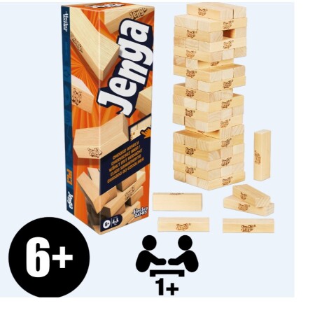 Juego De Mesa Hasbro Jenga Clasico Universo Binario 001