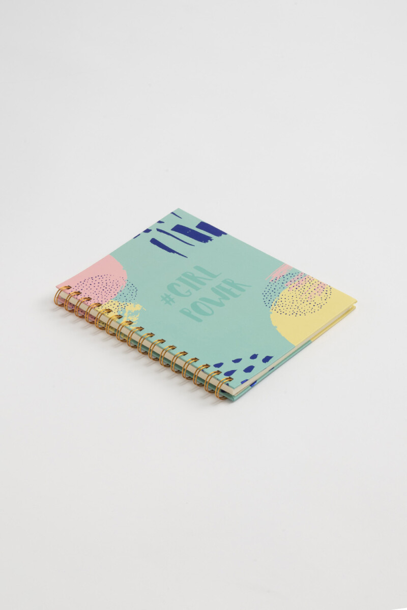 Libreta espiral a5 Girl Power