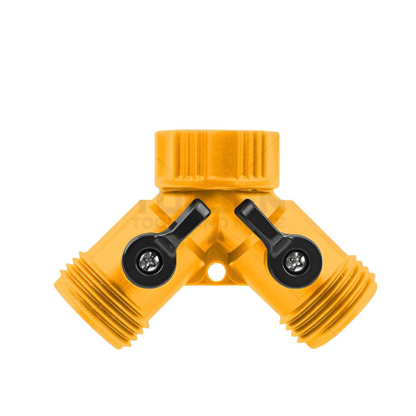 TOLSEN CONECTOR PARA RIEGO CANILLA DOBLE ACOPLE C/LLAVE H/M Tolsen Conector Para Riego Canilla Doble Acople C/llave H/m