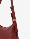 City Basicos Cartera Baguette - Rojo Oscuro