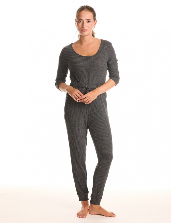 Enterito Comfy Ribl Estilo Jogger GRIS OSCURO