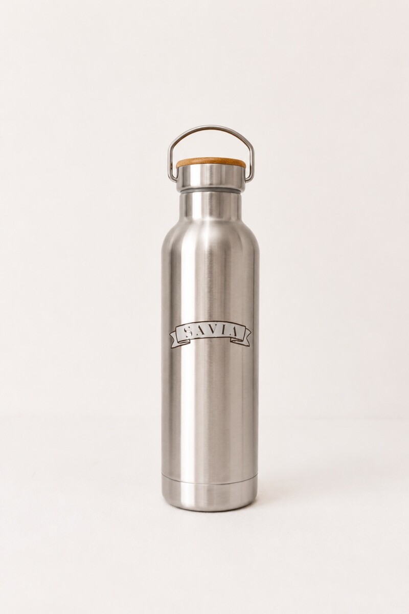 BOTELLA TEAM SAVIA Plateado