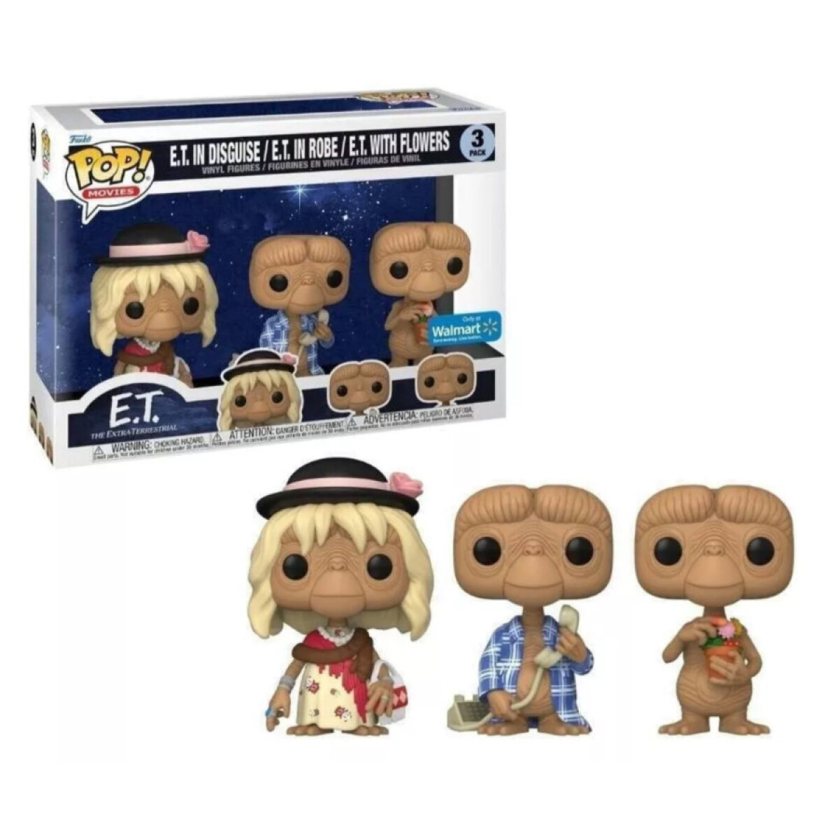 E.T. triple pack • E.T. The Extra-Terrestrial [Exclusivo] - 3 