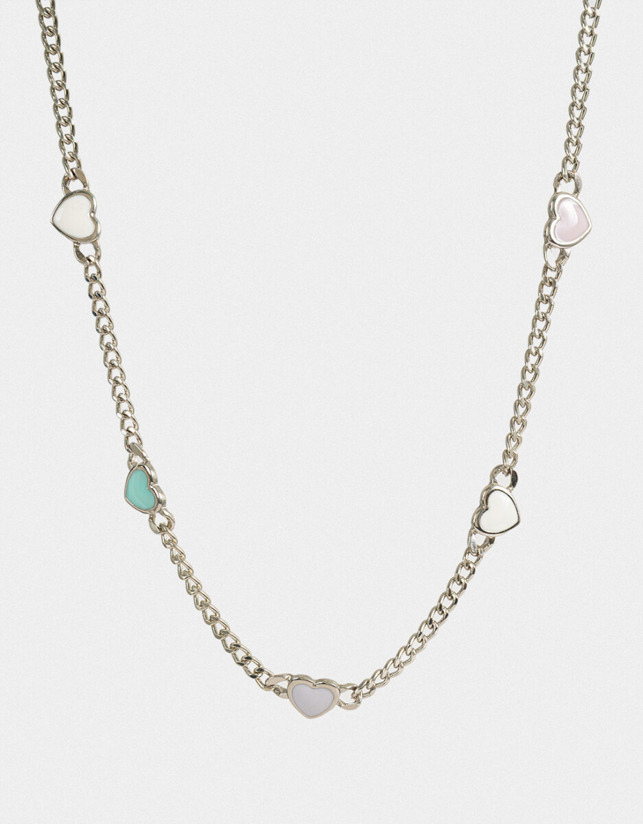 Collares Infantiles Con corazón - Plateado 