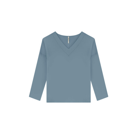 Remera Manga Larga Basic Verde
