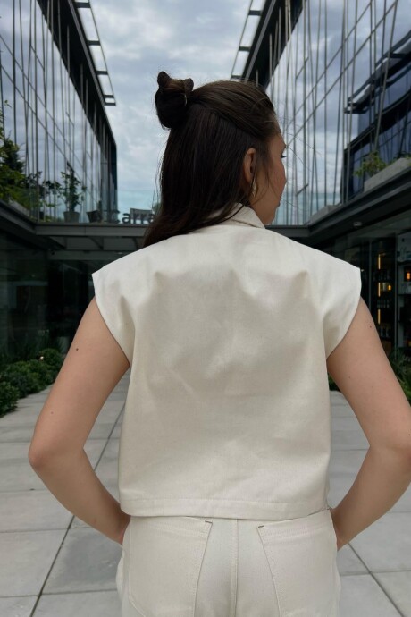 Chaleco Cora Off White