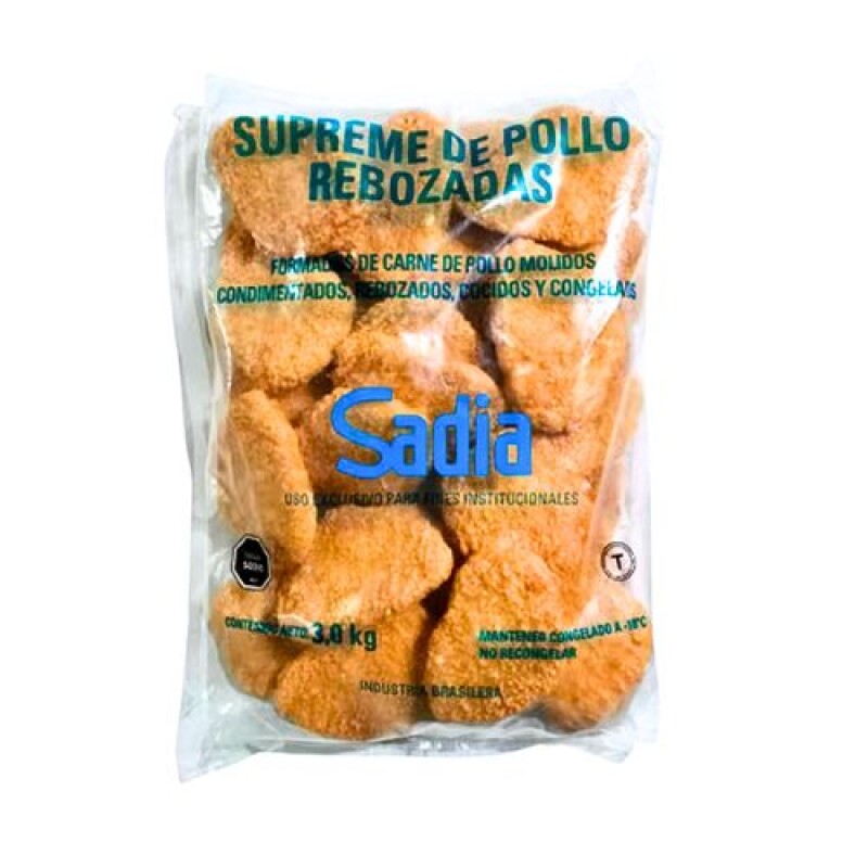 Pechugas pollo rebozadas Sadia - 3 kg Pechugas pollo rebozadas Sadia - 3 kg