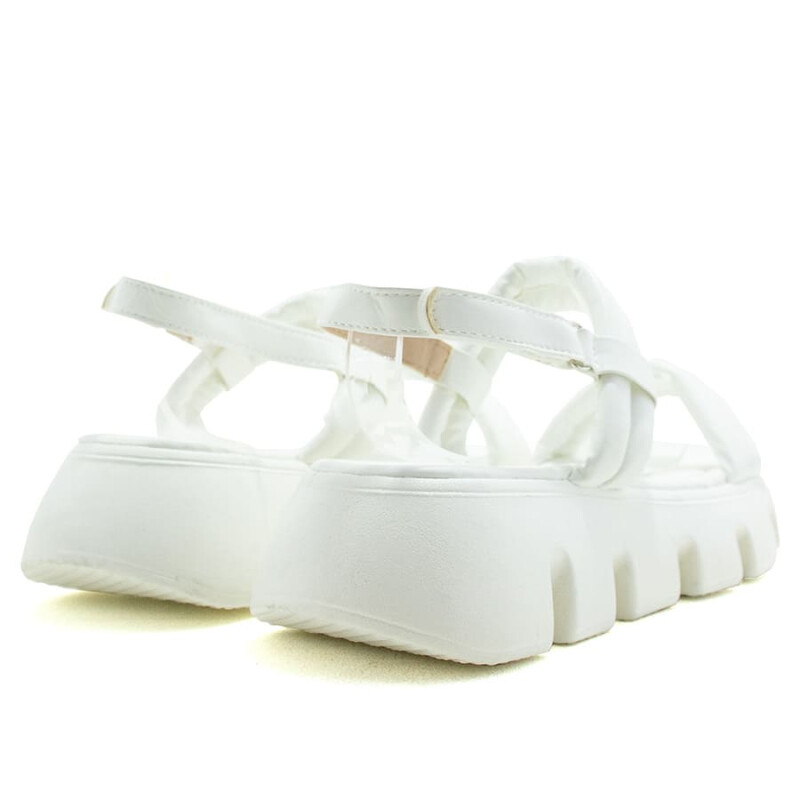 Sandalias - Chill Sunday - Chill Sunday Sandalia doble tira c/pulsera Mujer de Mujer - S3-1 Blanco