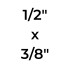 Cupla de reducción 3/4" x 1/2" ppl Cupla De Reducción 1/2" X 3/8" Ppl