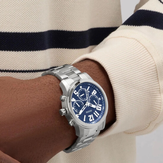 Reloj GUESS PARKER Acero Plateado Esfera 44mm 0