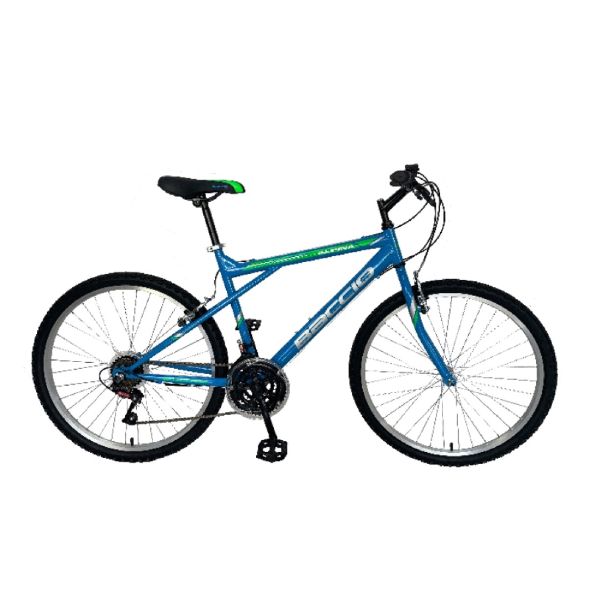 Bicicleta Baccio R.26 Hombre Mtb Alpina - Celeste/verde 