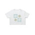 Remera Crop Stance Sleeve Blanco