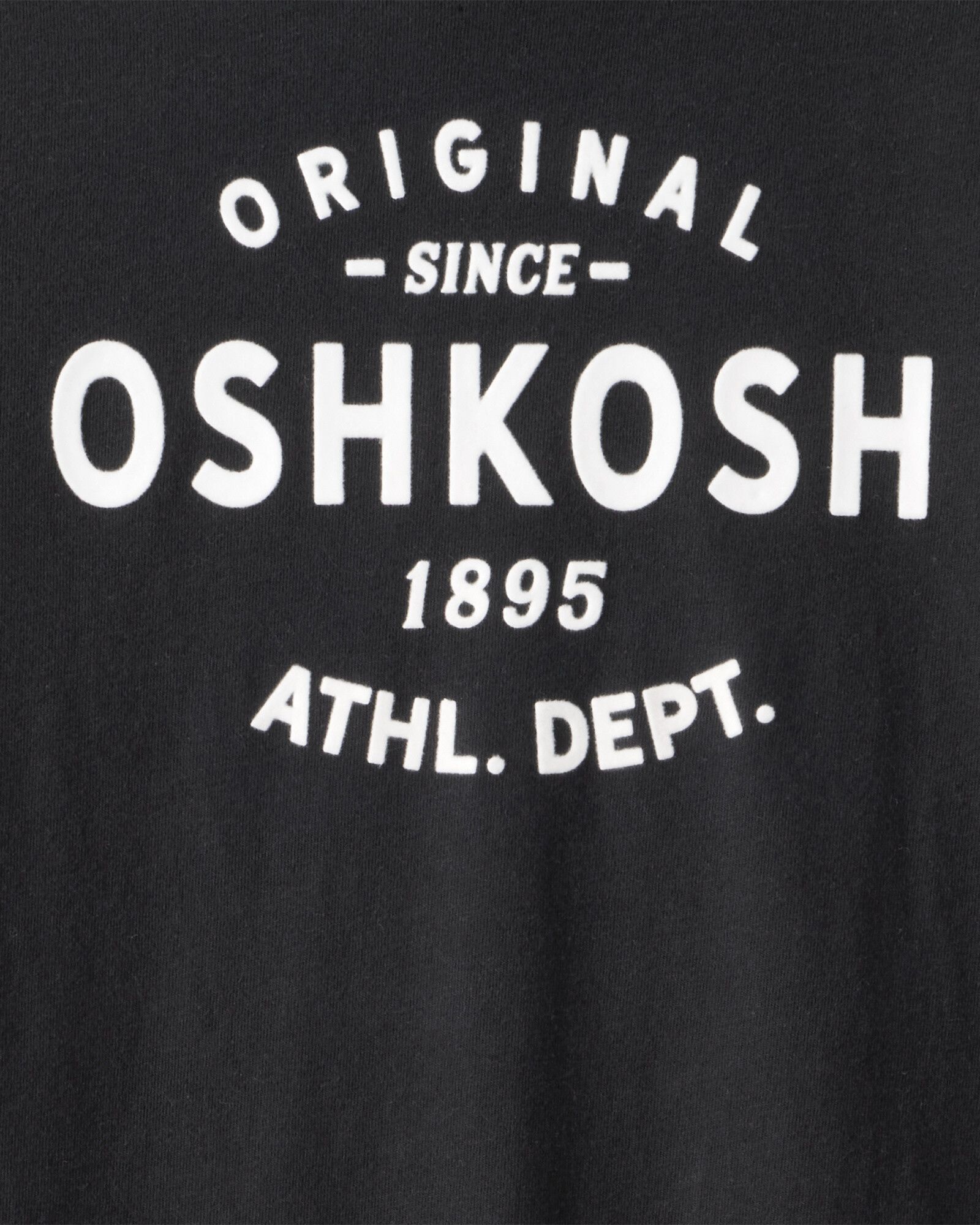 Remera de algodón, negra, con logo Sin color