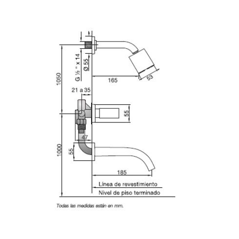 GRIFERIA DE DUCHA LINEA MELODY FV CROMO 000