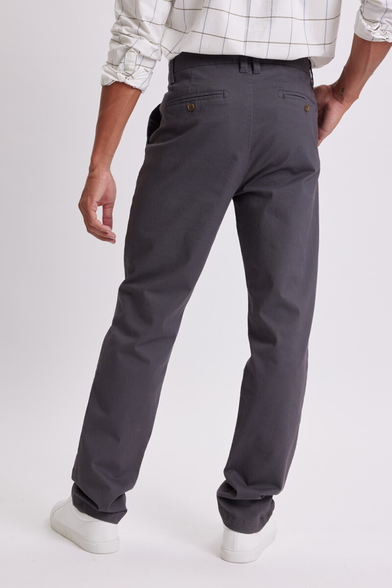 Pantalón chino Gris
