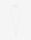 Cadena Corta con Dije Metal Collar Corto De Plata Con Dije - Plateado