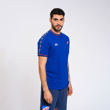 REMERA INFILLED TAPE CNdeF Nacional Hombre Azul Marino