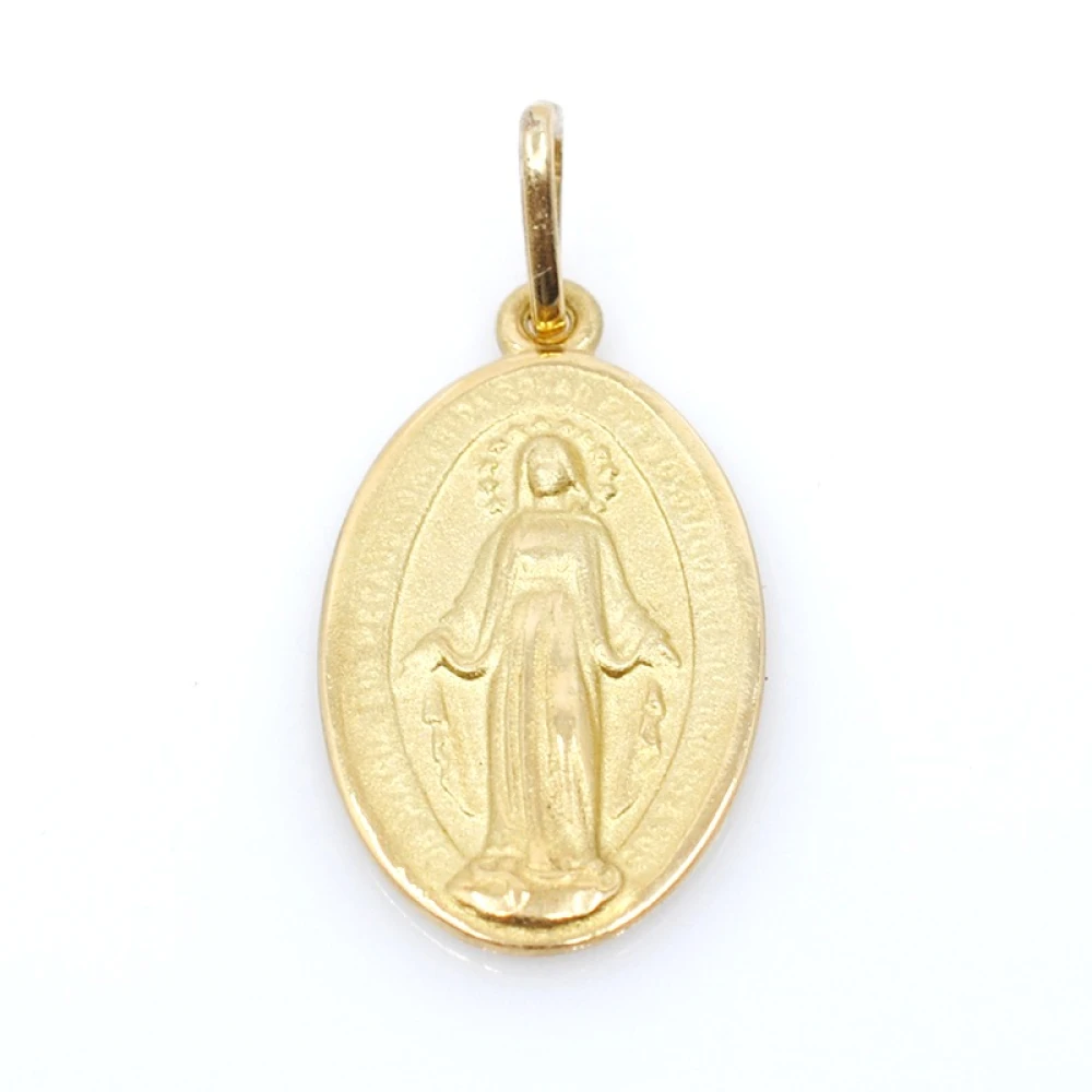 Medalla oro 18k virgen milagrosa. Medidas 2.4 x 1.5 cm Medalla oro 18k virgen milagrosa. Medidas 2.4 x 1.5 cm