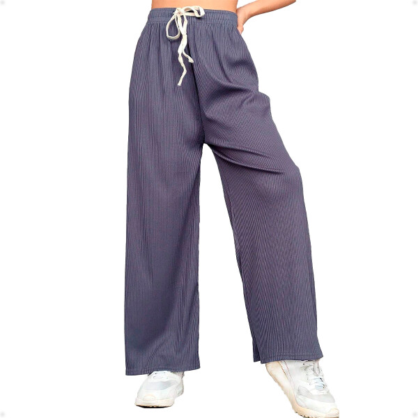 Pantalón Palazzo para Mujer Gris