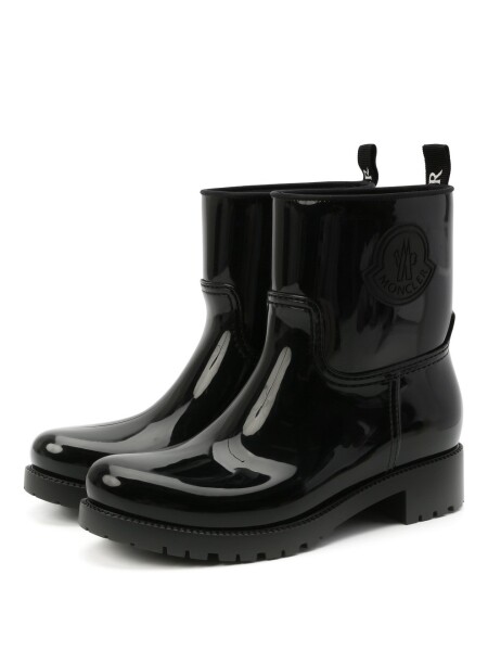 Moncler -Botas de lluvia antideslizantes, Ginette Negro