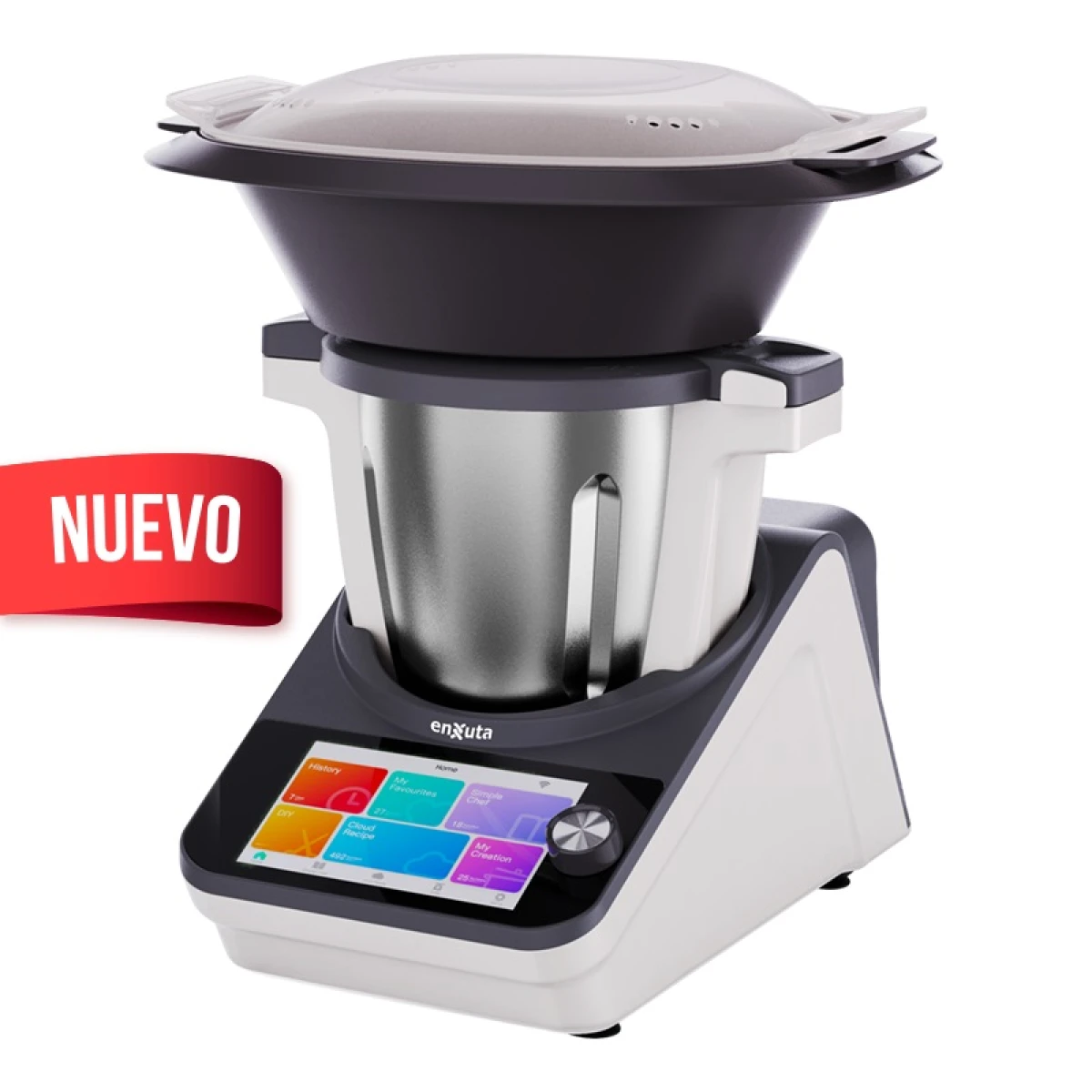 ROBOT DE COCINA SMART – SDAENXRC312 - NEGRO-GRIS 
