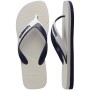 Sandalias Havaianas Dual Hombre Marino Blanco Blanco